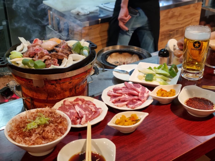  삿포로 징기스칸 맛집 스스키노 다이치 징기스칸 오픈런 성공 + 한글메뉴판
