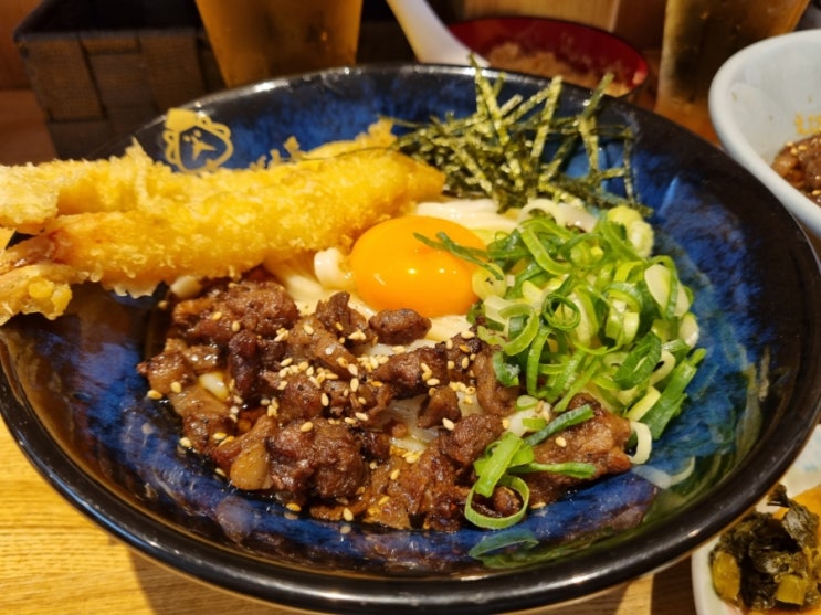  후쿠오카 갈비 우동 맛집 에비스야 우동(えびすやうどん)(메뉴판, 카드 결제 불가)