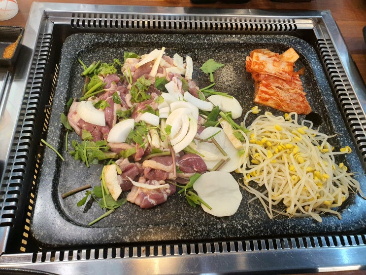  다산 황금산 오리구이 전문점 오리로스 오리주물럭 맛집