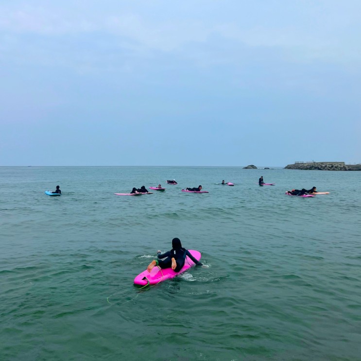 [양양 인구해변 서핑] 양리단길 레저캠프 :: 와이비자로 이용가능한 서핑패키지! 한번도 물에 안 빠지고 서핑 성공