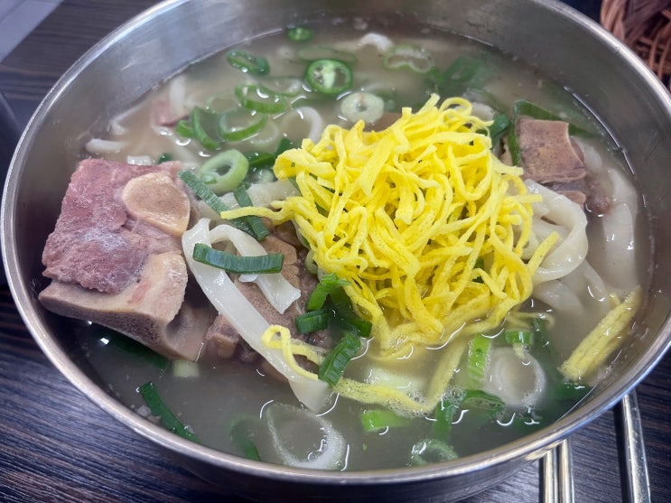  [송파구 방이동 맛집/방이역 맛집] 내돈내산 뼈 칼국수 맛집 '평이담백뼈칼국수 방이점'