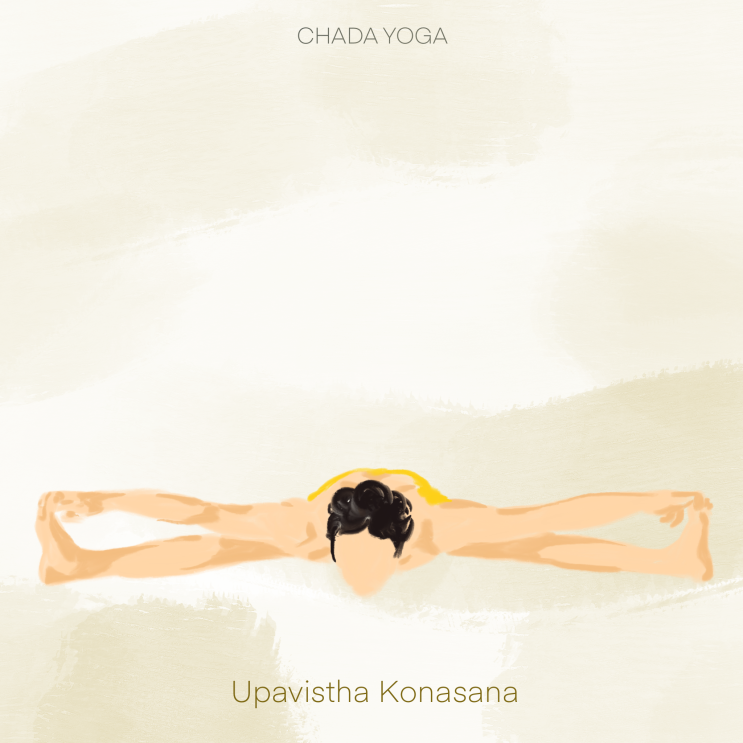  여성에게 좋은 요가 자세 -우파비스타 코나사나 (Upavistha Konasana)