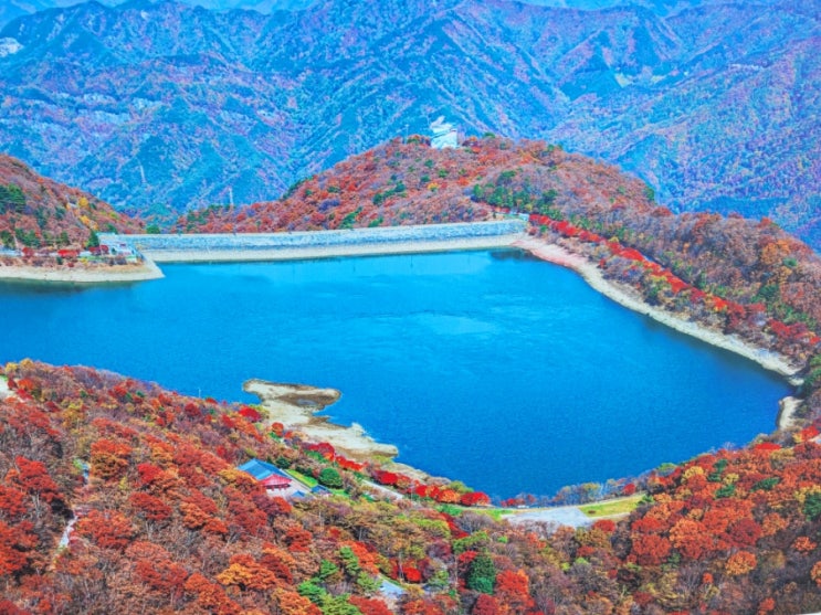  적상산 무주여행 가볼만한곳 적상산 전망대 적상호 풍경스케치