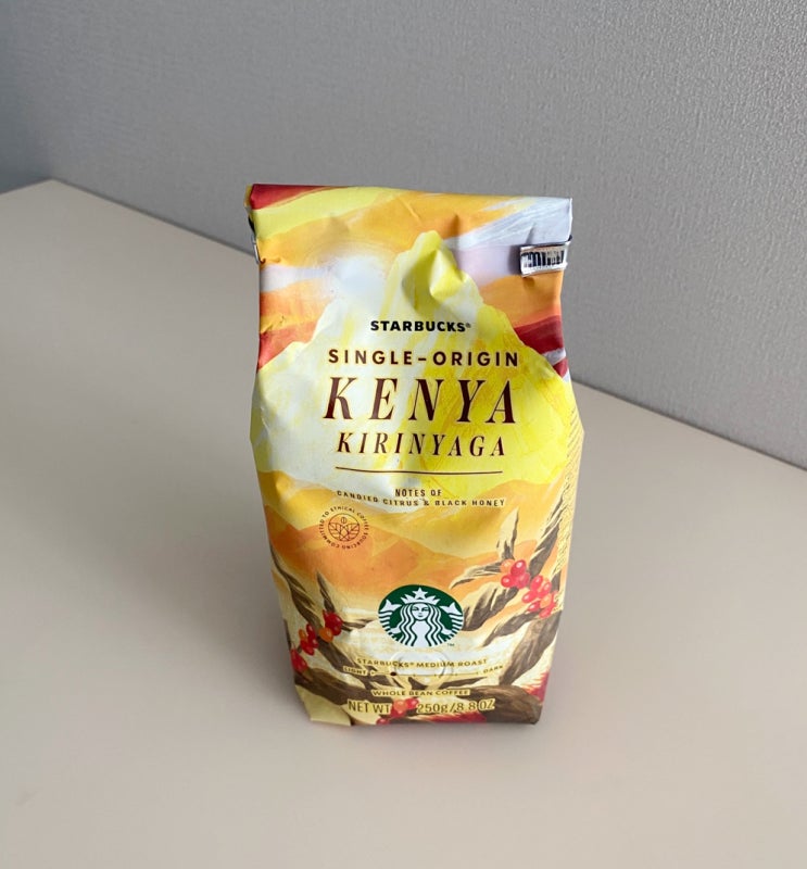  스타벅스 원두 케냐 키린야가 250g, 라이트 키위 라임 블렌디드 / 스벅 시즌한정 시즈널 원두 음료