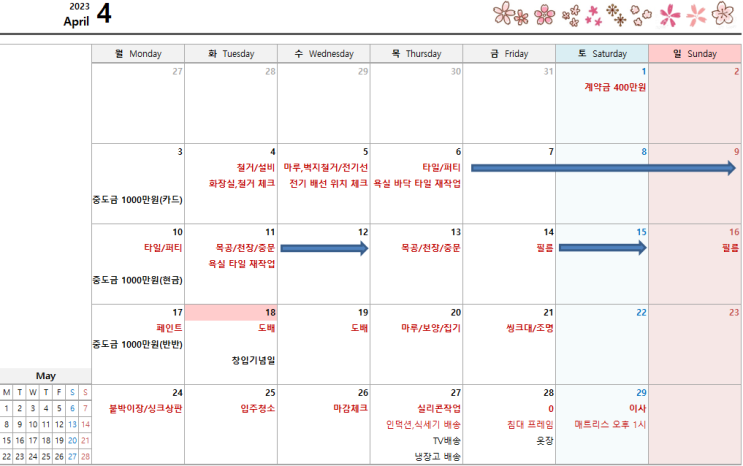  34평아파트인테리어 공정순서와 공사기간 가장 중요한건?