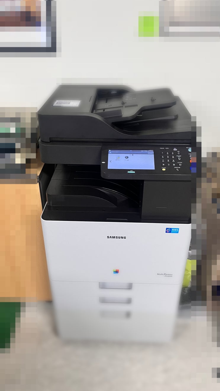  수원프린터임대 삼성 컬러레이저복합기 SL-X3280NR 점검후기