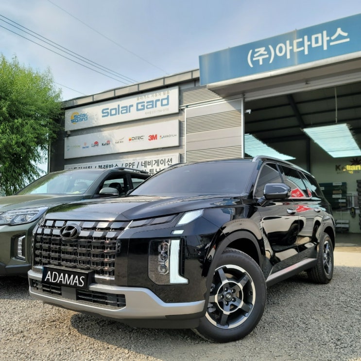  2024 팰리세이드 블랙 에디션 썬팅 고민 끝에 이걸로 고르셨습니다.