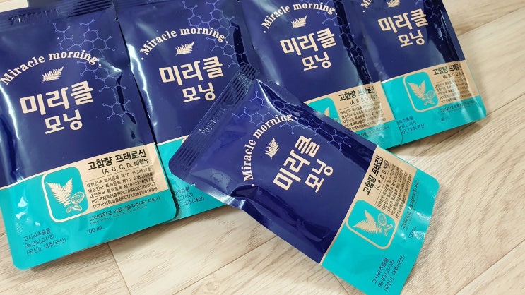  고사리를 이용한 고함량 프테로신 함유 코리아헬스케어 미라클 모닝!