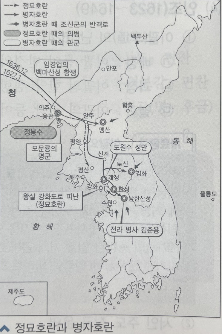  양난의 발생과 수습