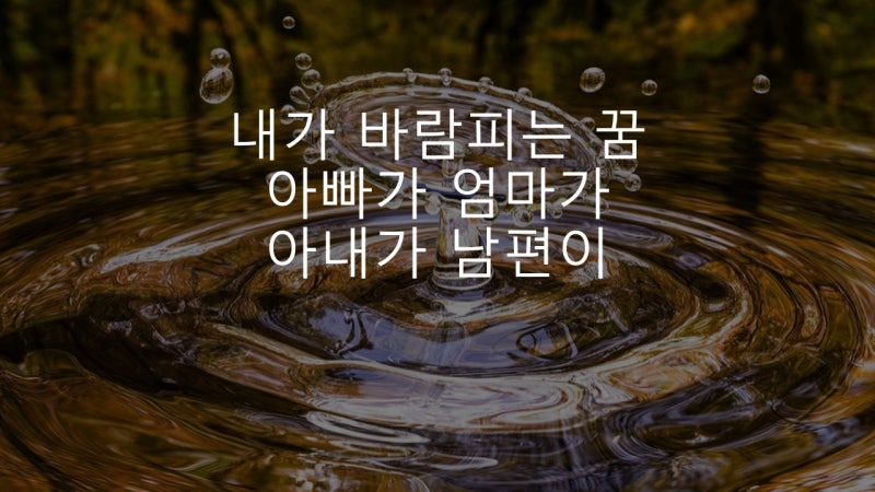 바람피는 꿈 해몽 내가 또는 아빠가 바람피는 꿈
