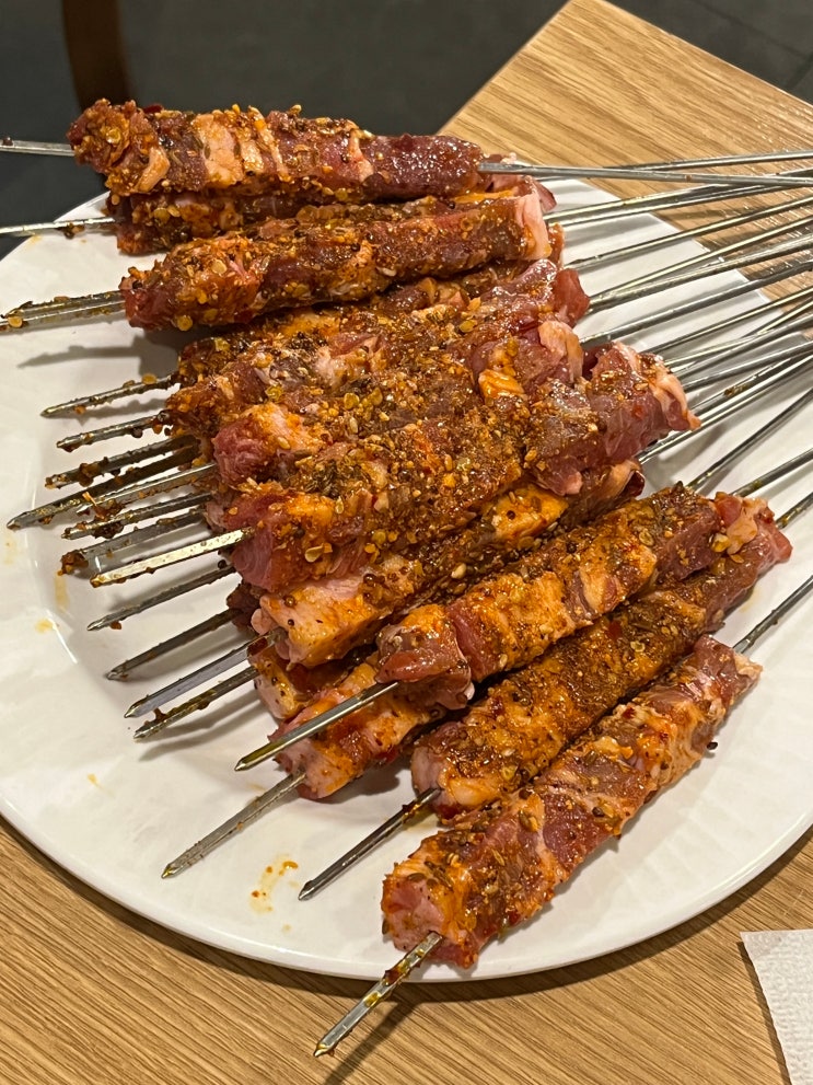  건대양꼬치골목 건대양꼬치 맛집으로 유명해서 재방문했던 건대역맛집 송화양꼬치