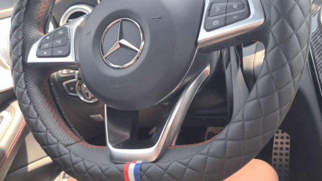  루젠 벤츠 C43 AMG 카브리올레 W205 자동차 핸들커버 리뷰