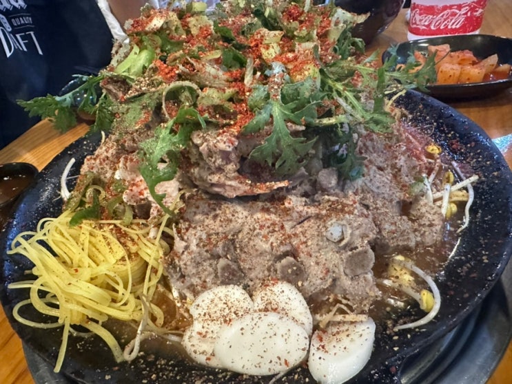  체크인 챌린지  거두리맛집 솥뚜껑감자탕