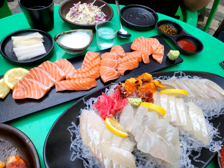 송내역맛집 삼구회 [항아리숙성회와 활어회, 숙성연어] 찐정성 들어간 횟집 부천일식 투나맛집