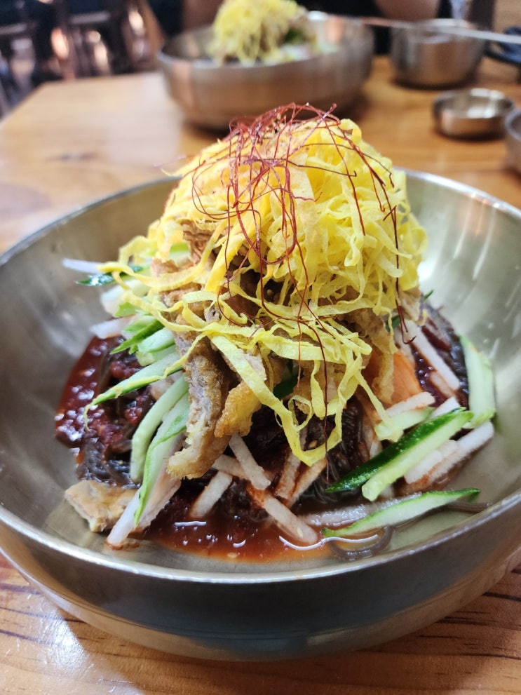  청주냉면맛집 / 육전가득 진주냉면이설옥