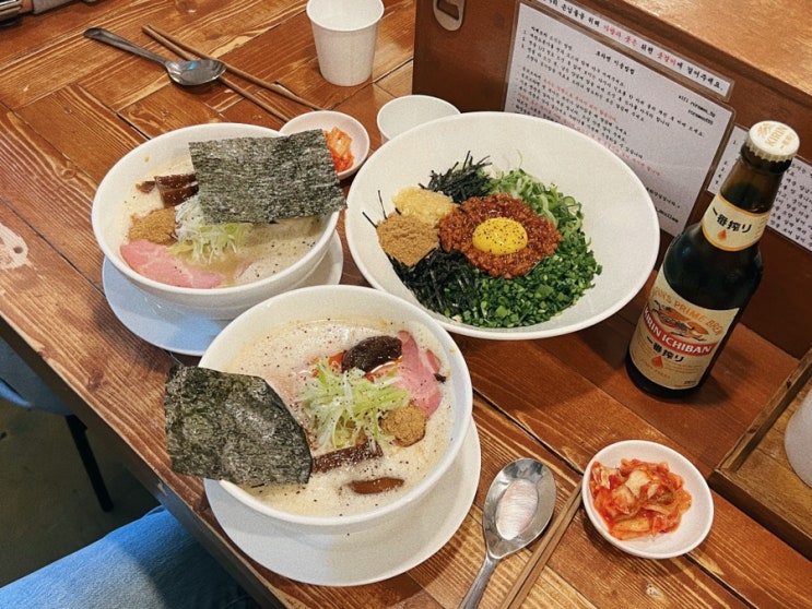  문래동 맛집 로라멘 (마제소바 웨이팅 메뉴 영업시간)