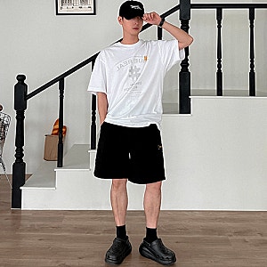 남자 스트릿 여름코디 빈트릴 모자 반팔티 반바지 힙하잖아