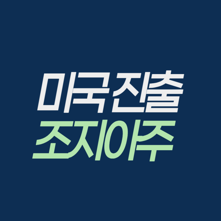  조지아주 미국 진출