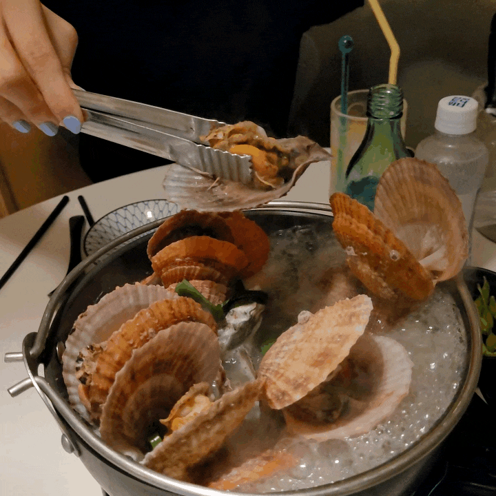  광주 수완지구 조용한 술집 사루, 국물맛집 가리비탕 면추가 필수