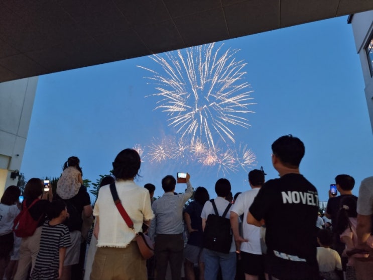 김포현대프리미엄아울렛 불꽃놀이 구경 - 리버사이드 불꽃축제 (23.06.18)