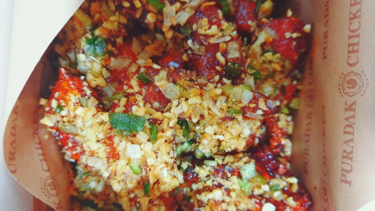 푸라닭 마불로 악마 치킨 맛있어요 푸라닭 마불로 악마 치킨 맛있어요