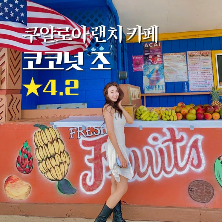  하와이 가볼만한곳 쿠알로아랜치 투어 후 들른 맛집 코코넛조 & 알로하쉬림프