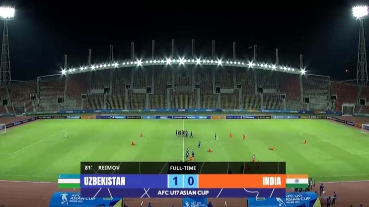  2023 AFC U-17 아시안컵 D조 2차전 우즈베키스탄 vs 인도
