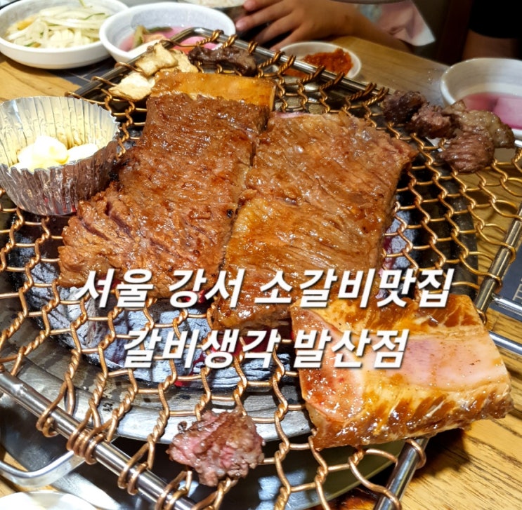  서울 강서 맛집 갈비생각 발산점 :: 이동갈비 입에서 녹네요~