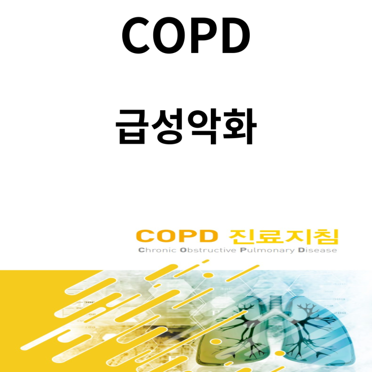 만성폐쇄성폐질환의 급성악화(COPD 진료지침 2018 개정)
