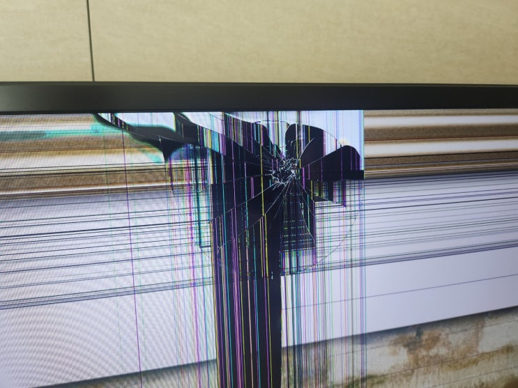  인천TV수리,LG75인치 티비액정파손 티비액정수리 삼산동 출장전문업체