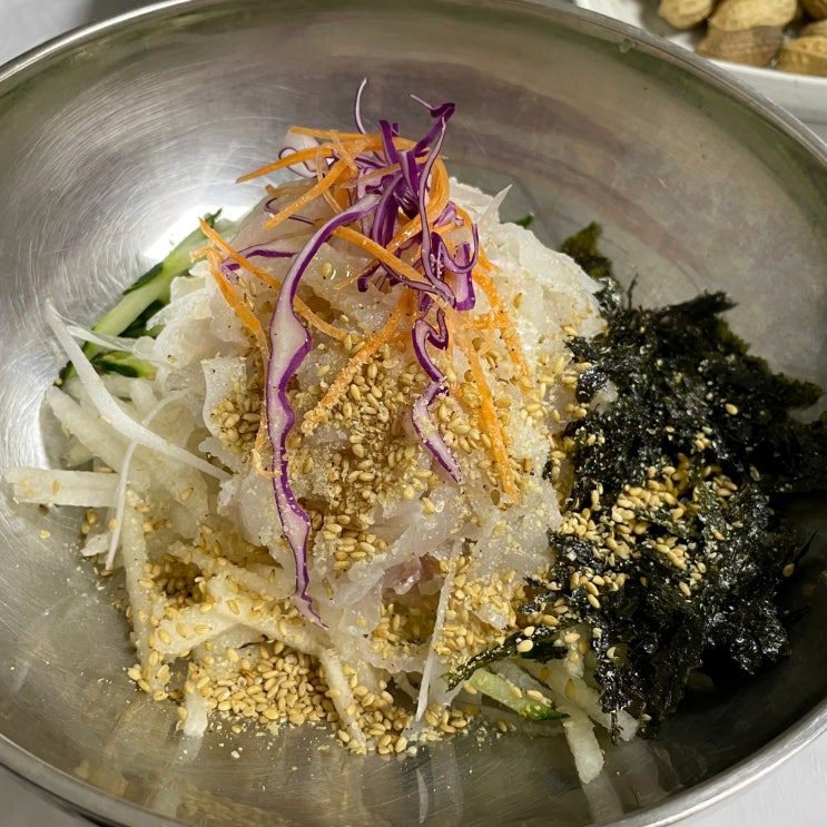 포항 참가자미물회 인생 맛집 :: 포항영일대 신대구횟집