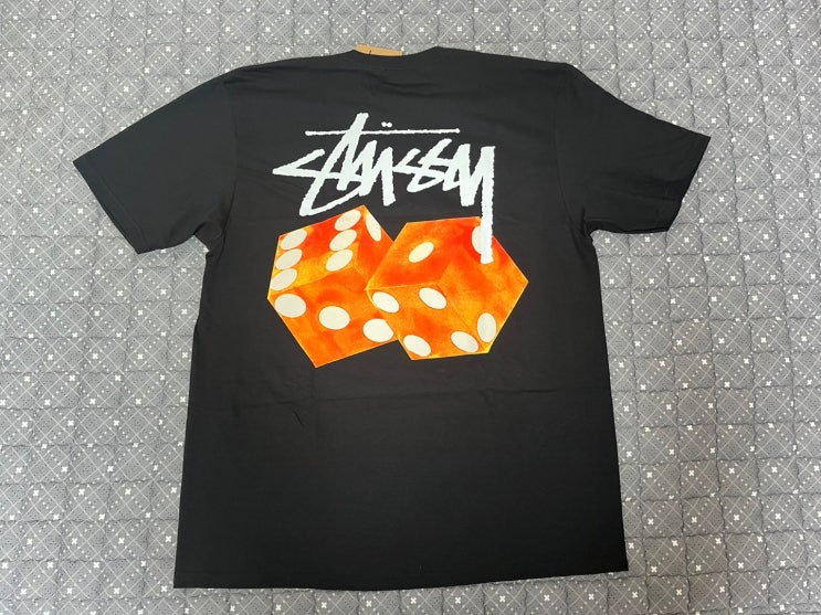  스투시 다이스 아웃 티셔츠 블랙 리뷰(Stussy Diced Out T-Shirt Black)-1904971
