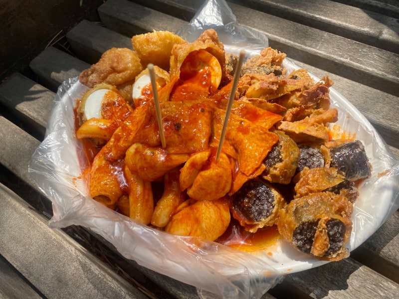 중랑구 떡뽁이 튀김 맛집으로 유명한 간판없는집 김부선떡볶이