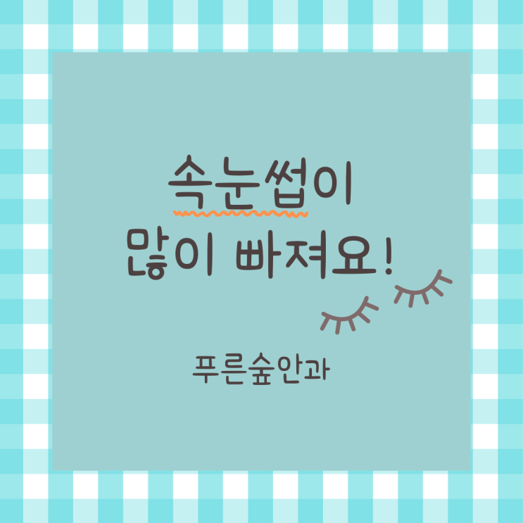 해운대 속눈썹 빠짐 원인은 뭘까요?
