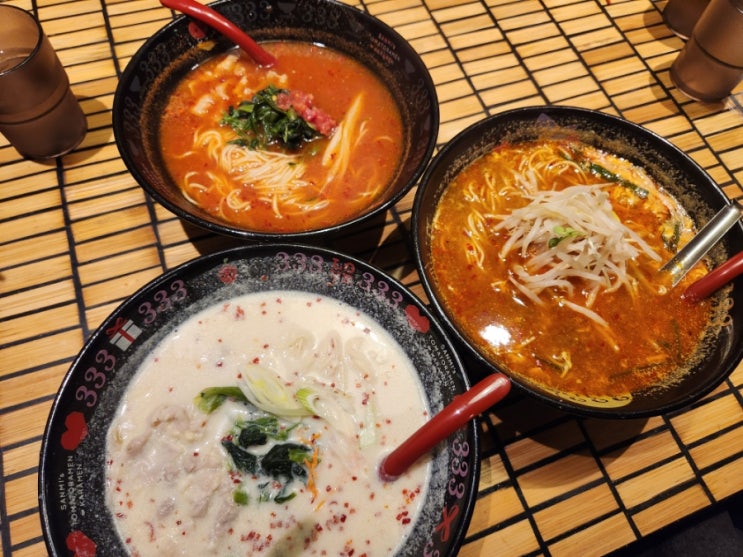  일본 후쿠오카 : 하카타 시내 맛집 l 산미333 / 원갈비 프리미엄 / 블루씰