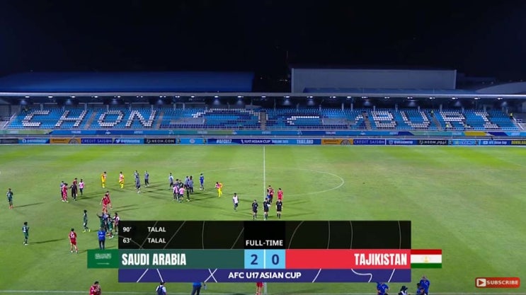  2023 AFC U-17 아시안컵 C조 2차전 사우디아라비아 vs 타지키스탄