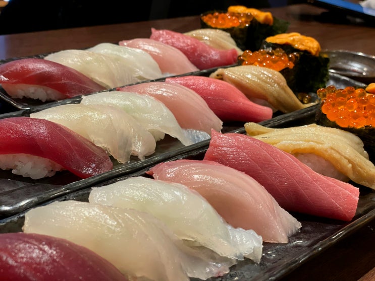  [오사카/Gokai Tachizushi]직장인들이 런치와 맥주를 즐기는 구로몬시장 로컬스시, 고카이 타치스시