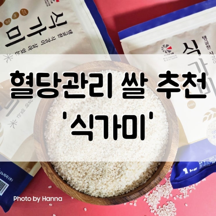  당뇨 혈당관리에 좋은 나노미 ‘식가미’ 쌀 추천