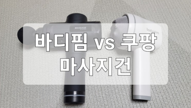  바디핌 S라인건 내돈내산(홈플래닛 마사지건 비교)