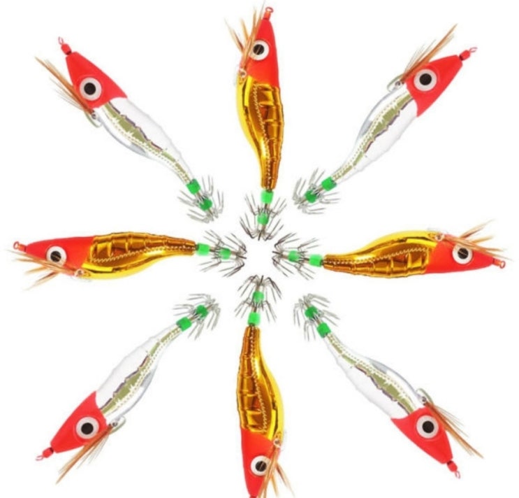  바른 낚시 NEW <메탈 크롬>  고추장 왕눈이 에기 금비  은비 문어 갑오징어 쭈꾸미 에기