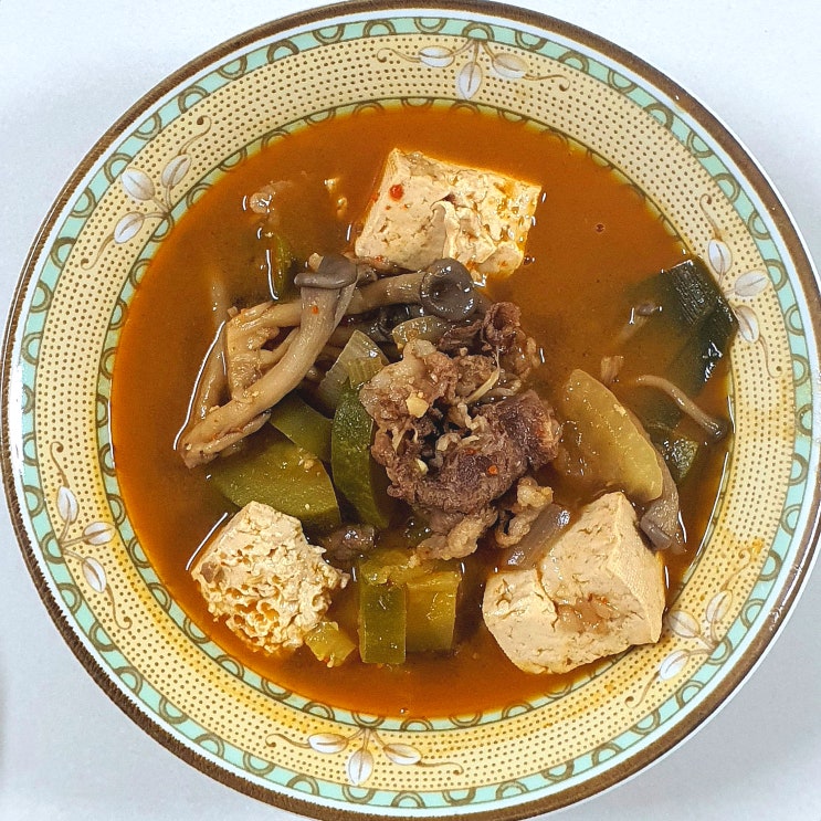  우삼겹 된장찌개 만드는 법 맛있게 끓이는 법 황금 레시피