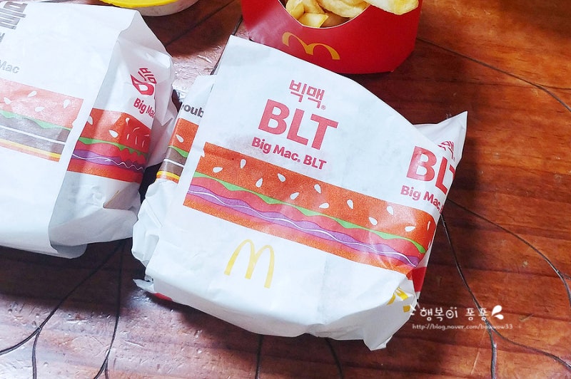 맥도날드 빅맥BLT 더블빅맥 자두천도복숭아칠러 : 네이버 블로그