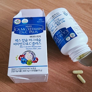 비타민스토리 맥스 칼슘 마그네슘 비타민 D&C 플러스