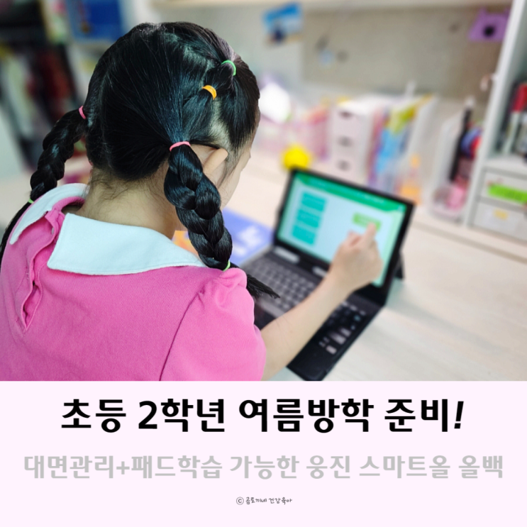 2학년 초등문제집 스마트올 올백으로 방학 준비 끝