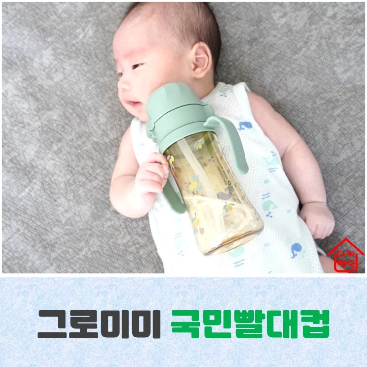  그로미미 원터치캡 NEW 빨대컵 추천