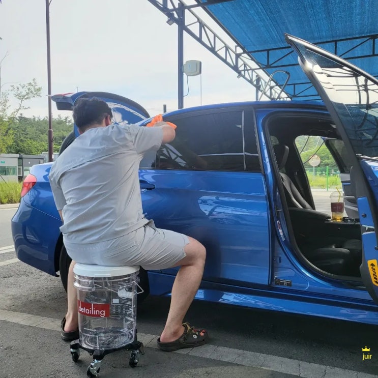 세차버킷 디테일링 크리스탈 클리어 버킷 풀세트로 품격있게 세차했어요