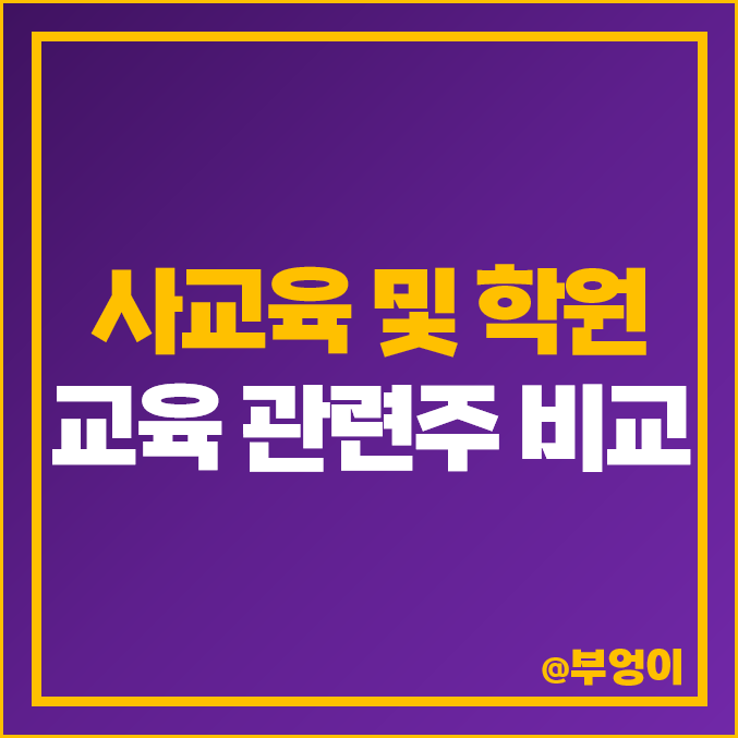 사교육, 학원 교육 관련주 비교 : 유비온 NE능률 주식, 교육주 사교육, 학원 교육 관련주 비교 : 유비온 NE능률 주식, 교육주