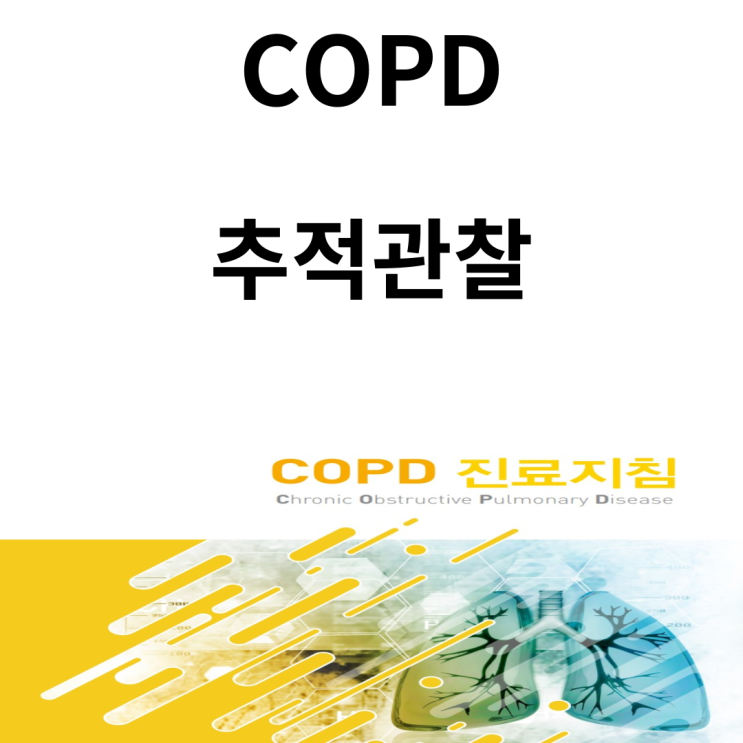 안정 시 만성폐쇄성폐질환 치료, 추적관찰(COPD 진료지침 2018 개정)