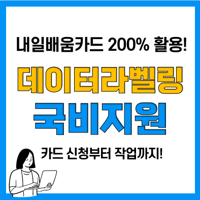 내일배움카드 신청 정부지원금 데이터라벨링 교육 내일배움카드 신청 정부지원금 데이터라벨링 교육