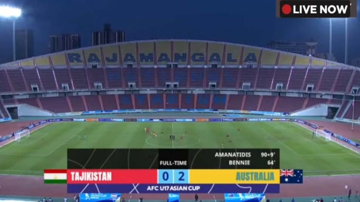  2023 AFC U-17 아시안컵 C조 3차전 타지키스탄 vs 호주